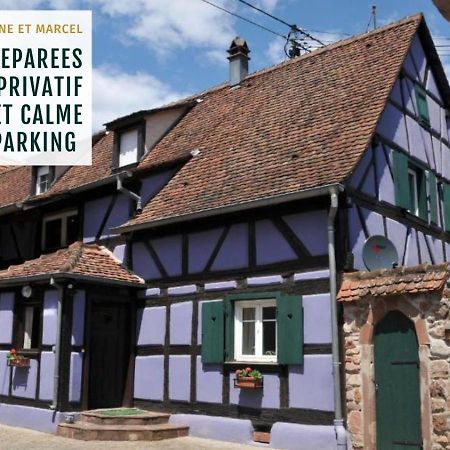 Gite Marcel Et Marianne Jardin Et Parking Privatifs Ebersheim Exterior photo